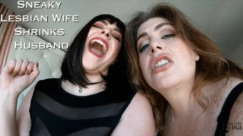 Sneaky Lesbian Wife Shrinks Husband SD - A Shrinking Cuckold Fantasy with Megan Daw and Jane Judge.webp
