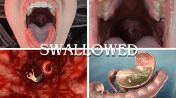 Swallowed Whole and Digested - Giantess Countess Wednesday Vores You - Swallowing, Inside Stomach Special Effects, Mouth.webp