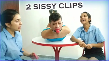 Two Ball Gagged Bondage Boys Turned Sissy Sluts by Femdom Girls (DOUBLE VOLUME) (mp4).webp