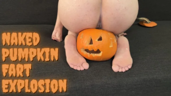 Naked Pumpkin Fart Explosion – Halloween Gas Bomb Fetish.webp