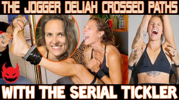 THE JOGGER DELIAH CROSSED PATH WITH THE SERIAL TICKLER - PART 01 - FULL HD MP4.webp