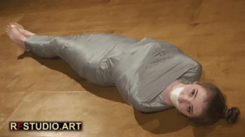 Meloxy - Tape Mummification Part 2 - Struggling on the Floor and Hair-to-Toes Hogtie (FULL HD MP4).webp