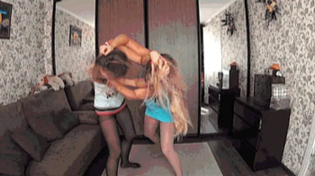 CATBALL FIGHT IN PANTYHOSE FW.webp