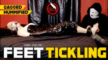 Brutal Foot Tickling Punishment – Mummified Helpless Girl with Gagball Endures Relentless Sole Tickling, Merciless Too.webp