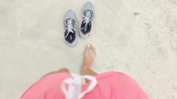 Giantess and tiny living in her shoe.webp