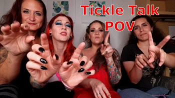 Tickle Talk POV - Scarlett Storm, Whitney Morgan, Draven And Autumn Bodell Four Girl POV Tickling Instruction.webp