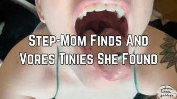 Step-Mom Phoenix Bates Finds And Vores Tiny Humans 1080p - Tiny Man POV - Oral Vore - Hairy Armpits - Boob Crush - Tiny.webp