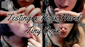 Testing a Rock Hard Tiny Cock.webp