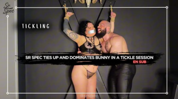 Sr Spec ties up and dominates Bunny in a tickle session (1080 EN SUB) - Tickling - Bondage - Male Domination - Tape Bond.webp