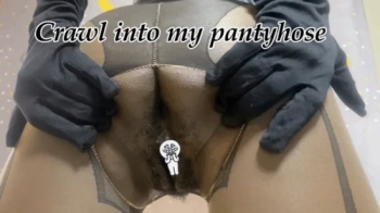 Crawl into Rowanie’s Cooch through her Pantyhose as she spreads her Asshole.webp