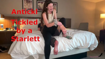 Antickl Tickled by a Starlet - Constance Gets Secret Tickling Kink Out With Male Foot Tickling MP4.webp