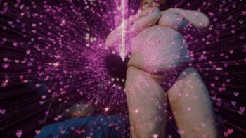 Unaware Giantess Samantha 38g putting on lotion and lingerie.webp