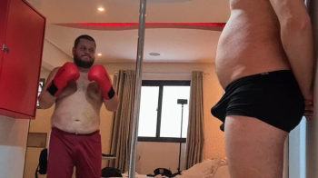 Motel Room Submission- Bear Boxer Punishes Jobber with Intense Gutpunching.webp
