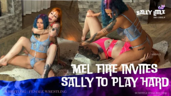 Mel Fire Invites Sally to Play Hard (ENG SUB 720p) WRESTLING MISTED WRESTLING C4STaboo25.webp