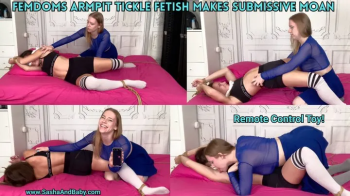 Femdoms Armpit Tickle Fetish & Vibrator Makes Submissive Moan.webp