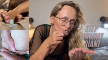 Breastfeeding from the giantess stepmother.webp