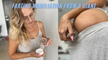 Fart humiliation from evil stepmother giantess.webp