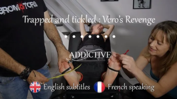 Trapped and tickled in the stocks - Vero's Revenge ( English subtitles ).webp