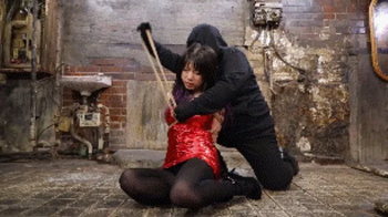(4K at 60 FPS) MADE IN JAPAN 19! Ada the mercenary trapped in a zombie infested tunnel, tied and gagged by a mysterious.webp