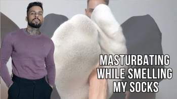 Masturbating while smelling my socks (custom clip) Lalo Cortez.webp