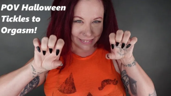 1280x720- POV Halloween Tickles to Orgasm with Long Sharp Black Nails on Redhead.webp