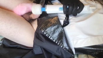 SubbyPuppy Latex Sissy Maid Cuddling with the Wand.webp
