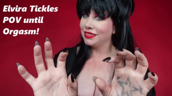 1280x720- Elvira Tickles POV until Orgasm! Cleavage tease, Long black sharp nails.webp