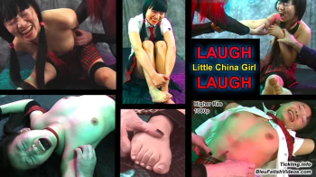 FULL CLIP Laugh! China Girl, Laugh! - Sweet little Asian in School Girl outfit Tickled by Domina Skye and The Mystery Ha.webp