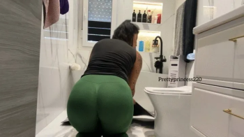 Dirty girl clean bathroom.webp
