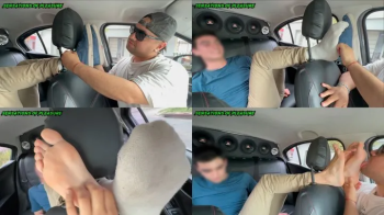 Sexy Young Latino Darcy Tickled and Worshiped In The Car.webp