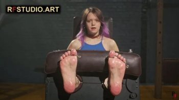 Thea - Foot Tickling in Stocks for a Ticklish Cutie (FULL HD MP4).webp