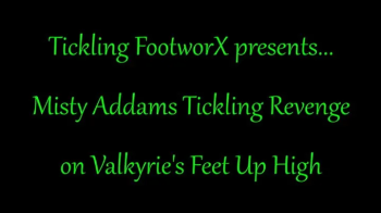 Misty Addams Tickling Revenge on Valkyrie's Feet Up High.webp