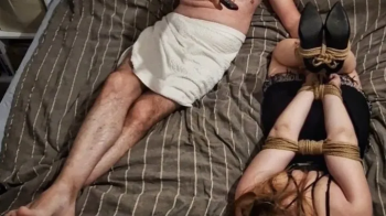 Hogtied partygoer.webp