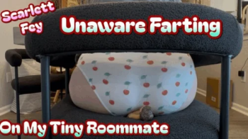 Unaware Farting on Tiny Roommate - Scarlett Fey.webp