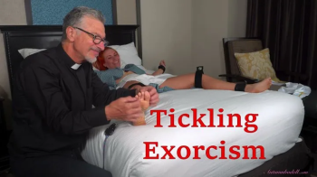 Tickling Exorcism - Sunnie And Antickl Religious Tickle Fetish With Priest Foot Tickling on Ticklish Feet.webp