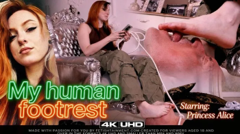 Human Foot Covers Beneath My Bare Feet ( Foot Domination & Ignoring - Princess Alice ) - FULL HD wmv.webp
