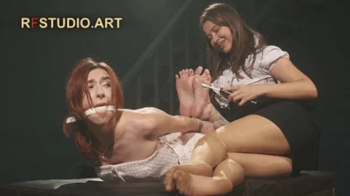 Daria - Hogtied, Ballgagged and Foot Tickled and Worshipped by Patty (UHD 4K MP4).webp