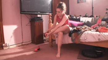 Sophie's POV Head Trampling With Her Red High Heels.webp