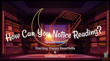 How Can You Notice Reading- Starring- Happy Heartfella and Goddess Fina - Happy's Reading Keeps Fina Up All Night, So Sh.webp