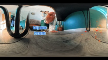Unaware Giantess - Hair Drying and Socks 360VR.webp