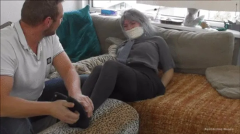 Luna Grey - Foot Tickled HD ( Bound Gagged , Tape Gagged , Damsel , Bondage , Tied gagged , Wrap Gag ).webp