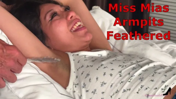 Miss Mia’s Armpits Feathered - Antickl Armpit Tickling Hairy Armpits With Feather Tickling.webp