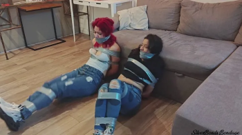 Blair and Luz in- Caught Burglars Tangled Up.webp