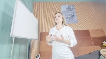 Sniffing secretly the farts of my beautiful blonde teacher - By Mariane Bird - CLIP 1.webp