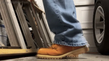 Life with Athlete's Foot V - mechanic's itchy workboots.webp