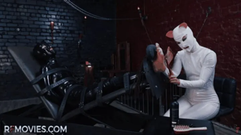 Latex Games in Black and White Suits - Penelopa Enjoys Anna Luna’s Ticklish Reactions in Full Latex (UHD 4K MP4).webp