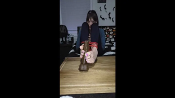 Detective investigating a foot fetish pervert is detained and must do as he says to be let free.webp