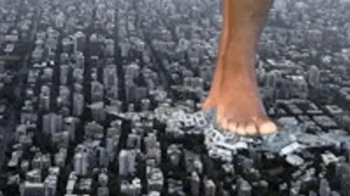 Giantess Special Effect - Skyscrapers Crumble Beneath Her Toes – MXDominion’s Giantess Rampage, foot domination, gia.webp