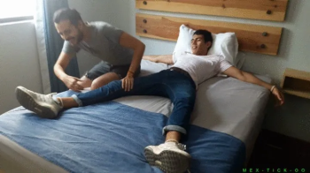 Hugo Is Adrians New College Room Mate. Adrian Is Testing The Newbie About His Ticklishness. He Tickles Almost Every Part.webp