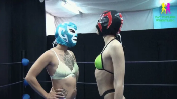 Litte Kitty vs Nelly - Female Topless Erotic Pro Wrestling Fight - CTW021.webp